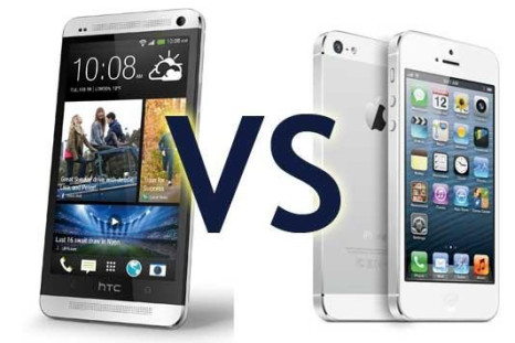 HTC One v Apple iPhone 5:  Which One to Buy