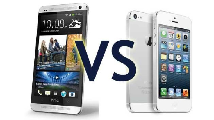 HTC One v Apple iPhone 5:  Which One to Buy