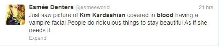 Kim Kardashian Vampire Facial Twitter Reactions