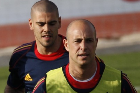 Pepe Reina and Victor Valdes