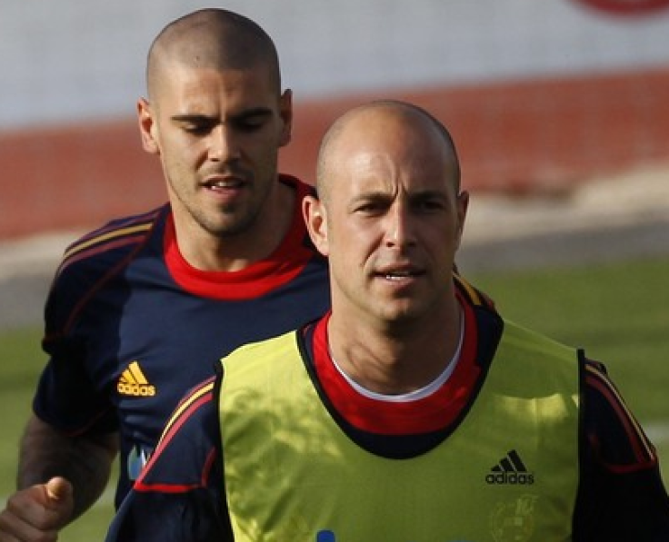 Pepe Reina and Victor Valdes