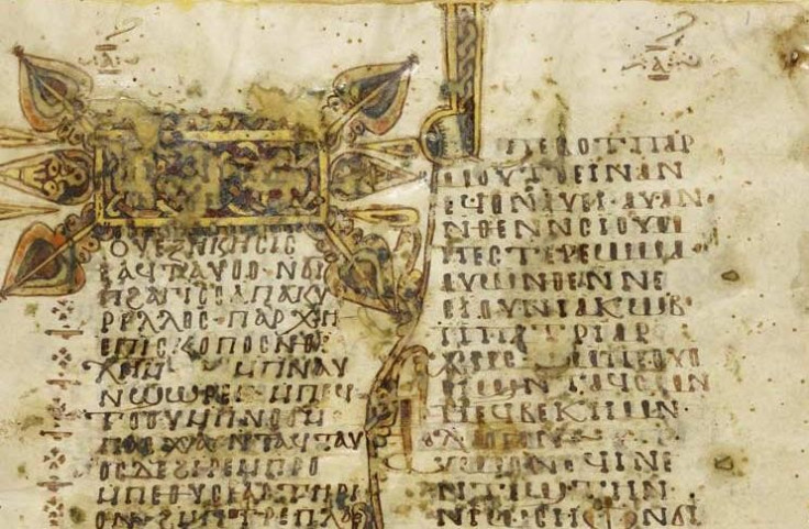 Fragment of text from Morgan Library