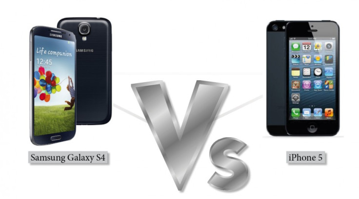 Samsung Galaxy S4 vs Apple iPhone 5