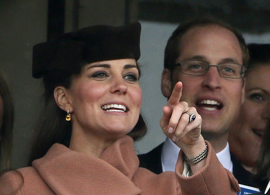 The Duke and Duchess of Cambridge were there to cheer on the 66-1 shot Monbeg Dude (Reuters)