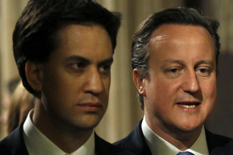 Ed Miliband (l) and David Cameron