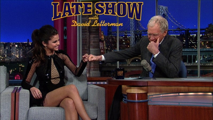 David Letterman and Selena Gomez share their common Justin Bieber bond.