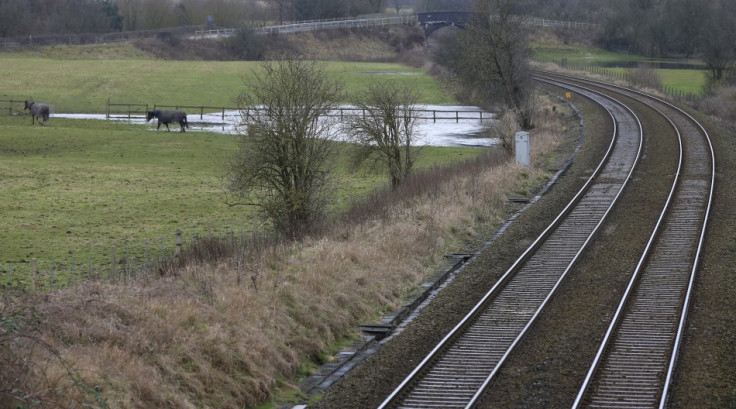 Rail crash in Somerset