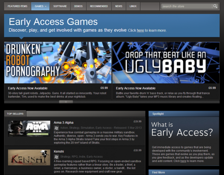 steam early access