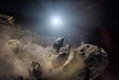 Artist's impression of an asteroid
