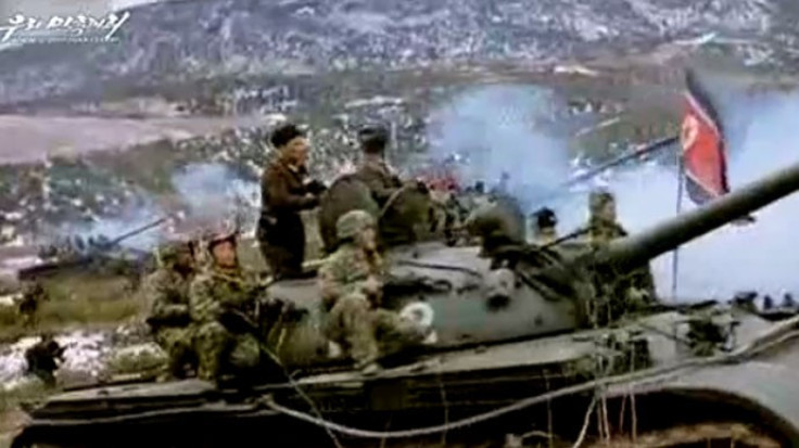 A four-minute video entitled A Short, Three-Day War, released by North Korea, shows a South Korean invasion fantasy. (Uriminzokkiri)