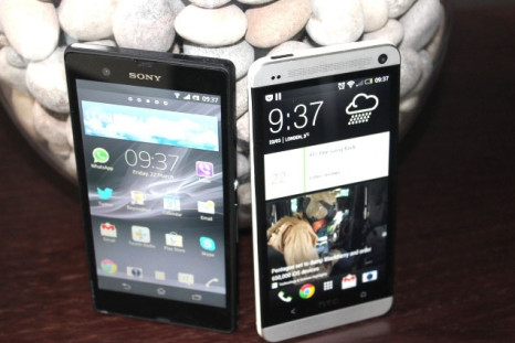 HTC One versus Xperia Z