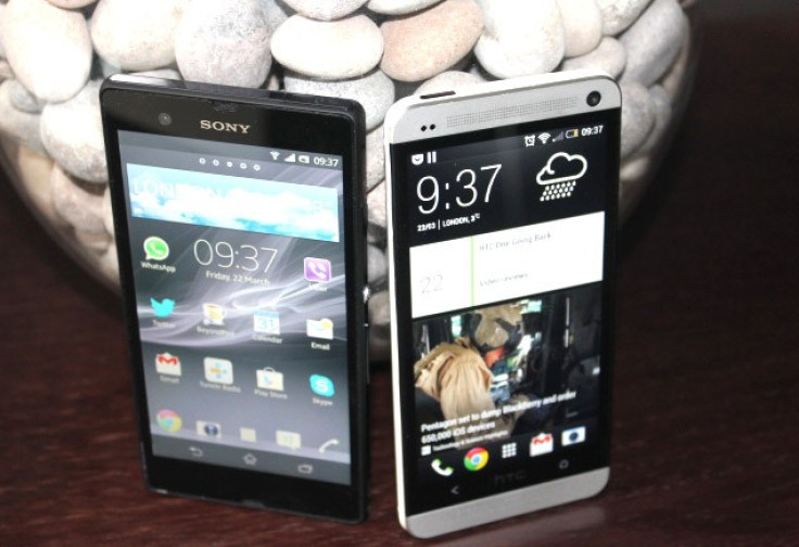 HTC One versus Xperia Z