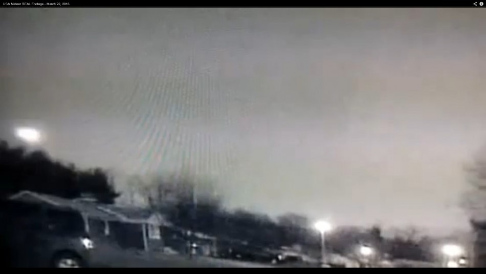 The fireball can be seen on the left of the picture. The fireball can be seen on the left of the picture.