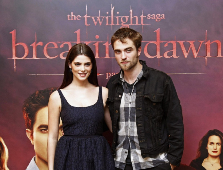 Ashley Greene who plays vampire Alice Cullen, with Twilight co-star Robert Pattinson