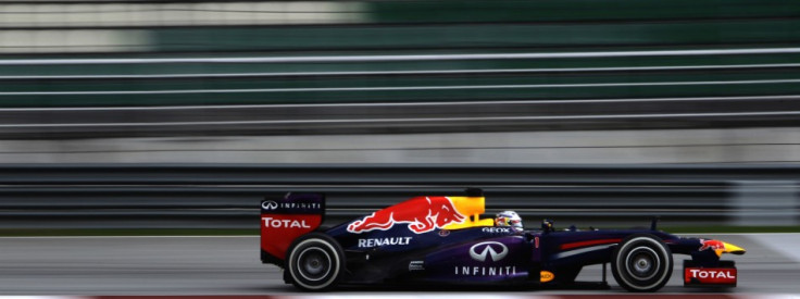 Red Bull's Sebastian Vettel during the qualifying session