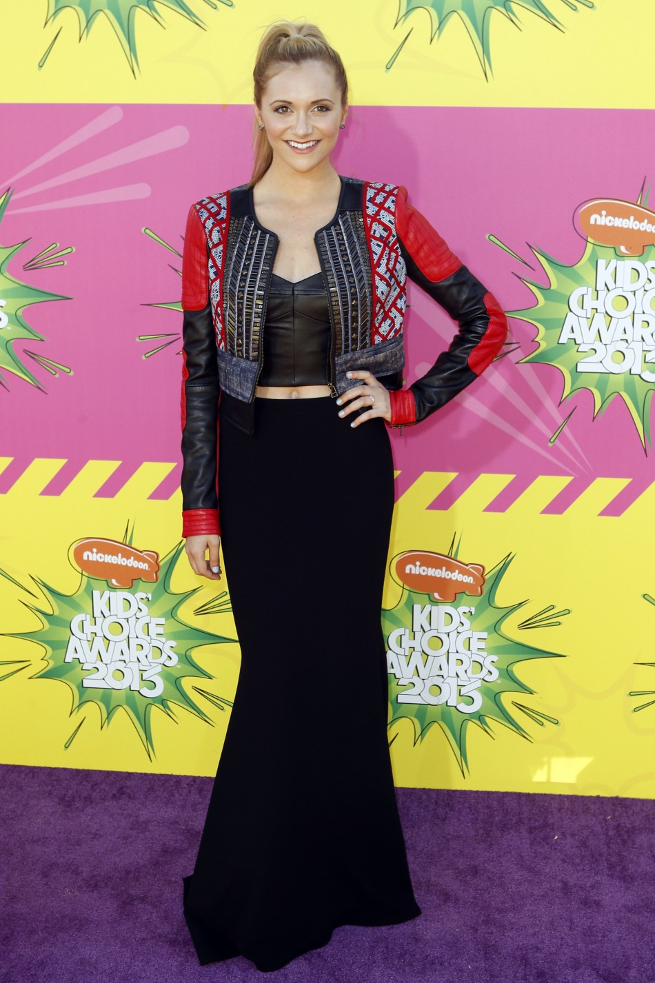 Actress Alyson Stoner arrives at the 2013 Kids Choice Awards