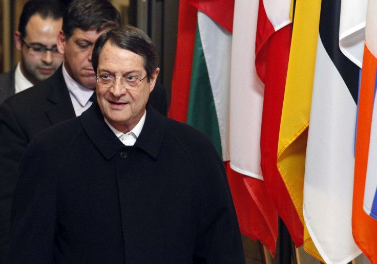 Cyprus' President Nicos Anastasiades