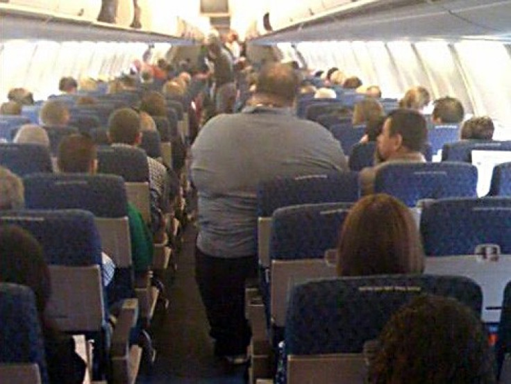 Obese flight passenger