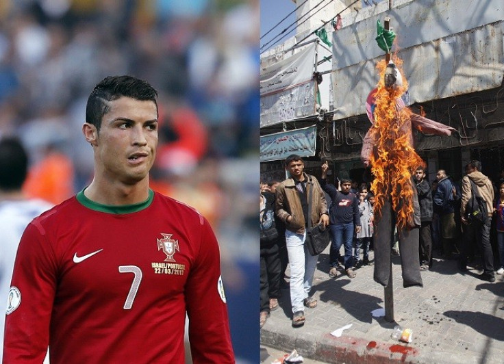 Ronaldo effigy