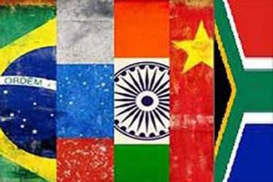 The member nations of the BRICS group (Brazil, Russia, India, China and South Africa)