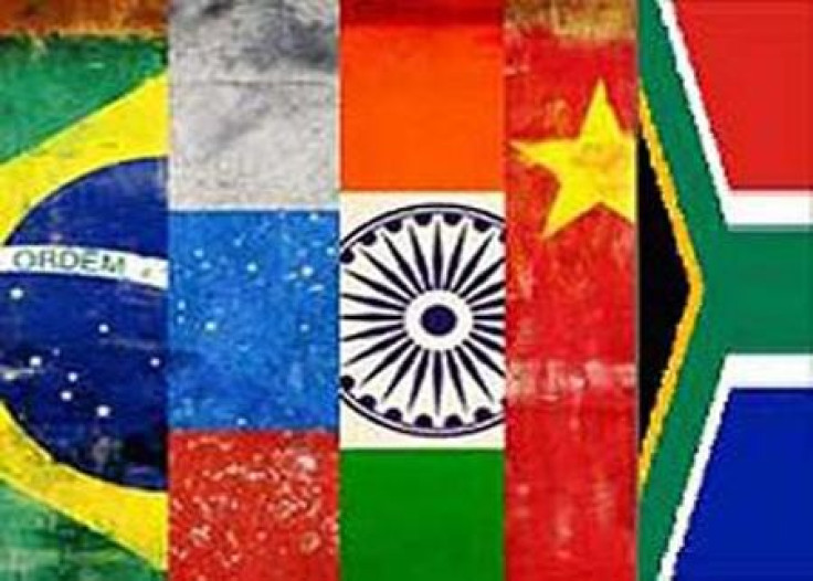 The member nations of the BRICS group (Brazil, Russia, India, China and South Africa)