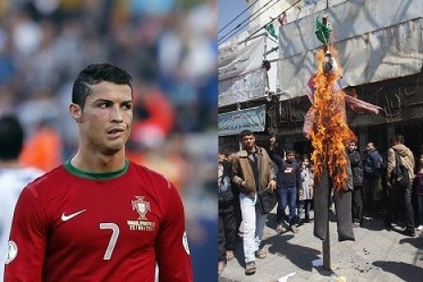 Ronaldo effigy
