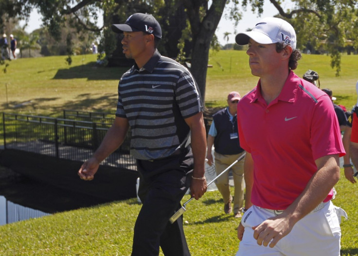 Tiger Woods and Rory McIlroy