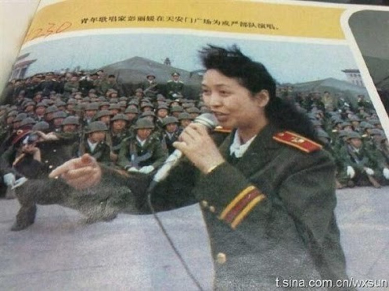 Peng Liyuan Tiananmen