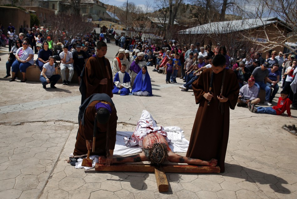 Good Friday 2013 Crucifixion penance ritual
