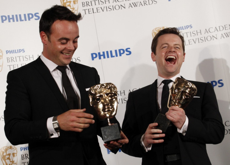 Ant and Dec won the 'Entertainment Performance' gong for their show I’m A Celebrity Get Me Out of Here at the Royal Television Society Awards in 2013