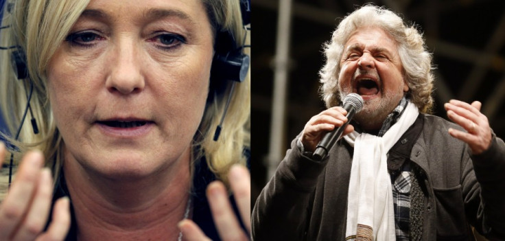 Le Pen and Grillo