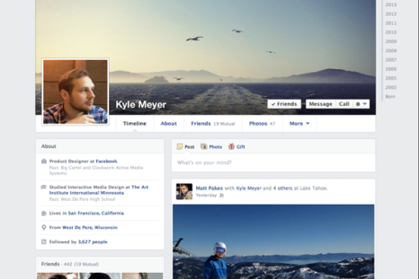 Facebook timeline