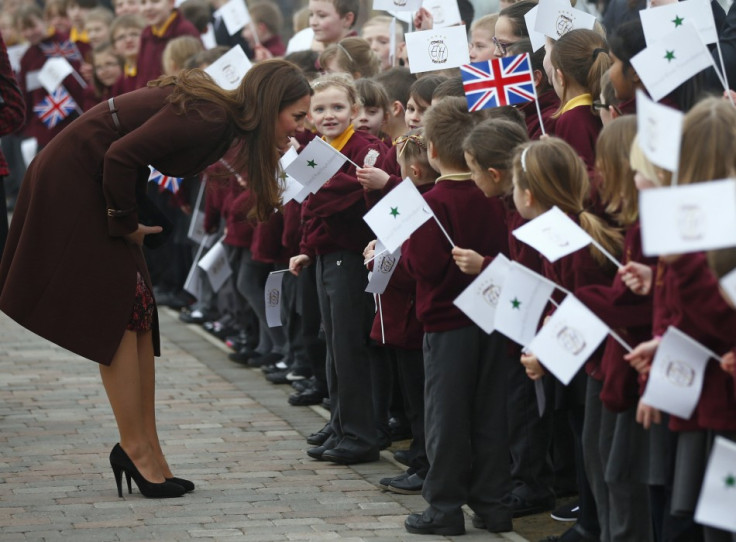 Isabella missed the Duchess after she was delayed by poor weather (Reuters)