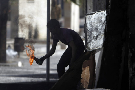 Palestinian protester