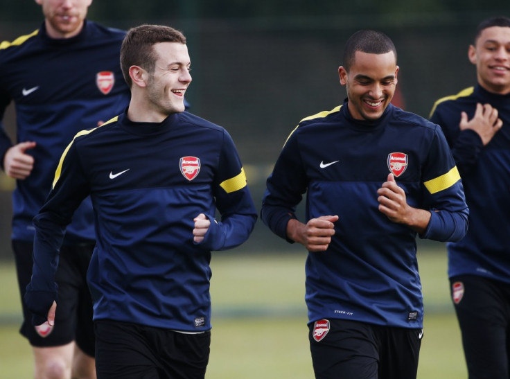 Theo Walcott and Jack Wilshere