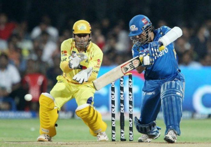 CSK' MS Dhoni and MI's Sachin Tendulkar