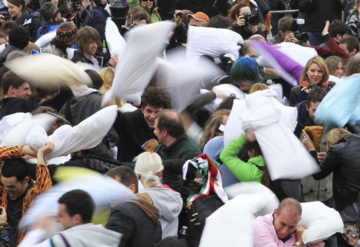 The 2012 International Pillow Fight Day in London