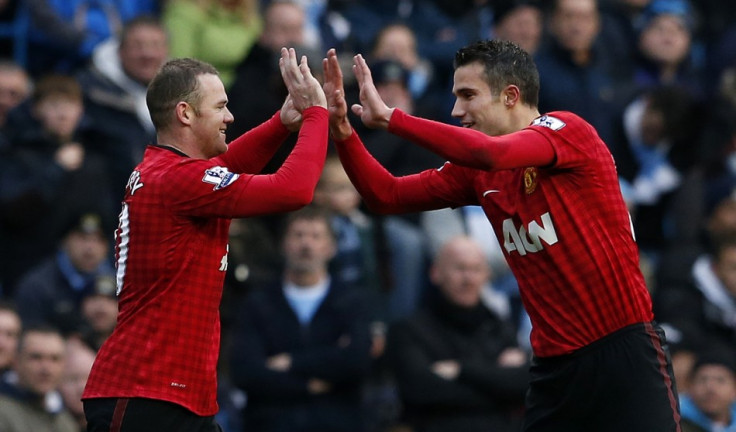 Wayne Rooney and Robin van Persie