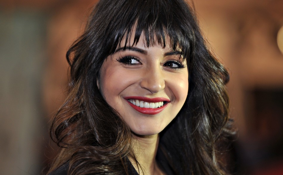 Actress Anushka Sharma arrives for the inaugural Times of India Film Awards in Vancouver, British Columbia April 6, 2013.