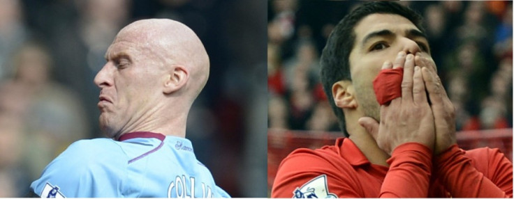 James Collins and Luis Suarez