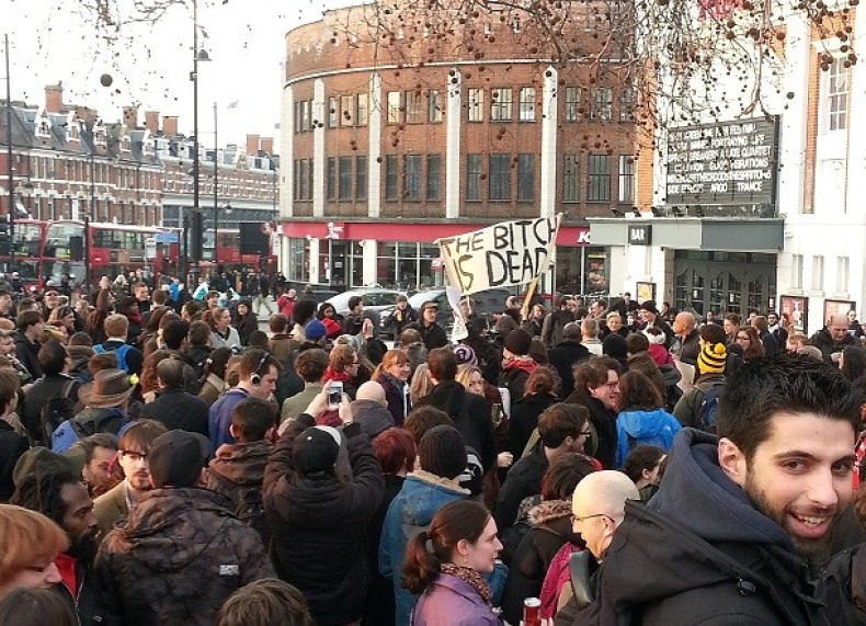 Celebration of death in Brixton PIC: Ewan Palmer