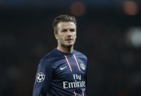 Former Real Madrid star David Beckham returns to Camp Nou