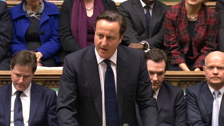 David Cameron address parliament on Thatcher's death