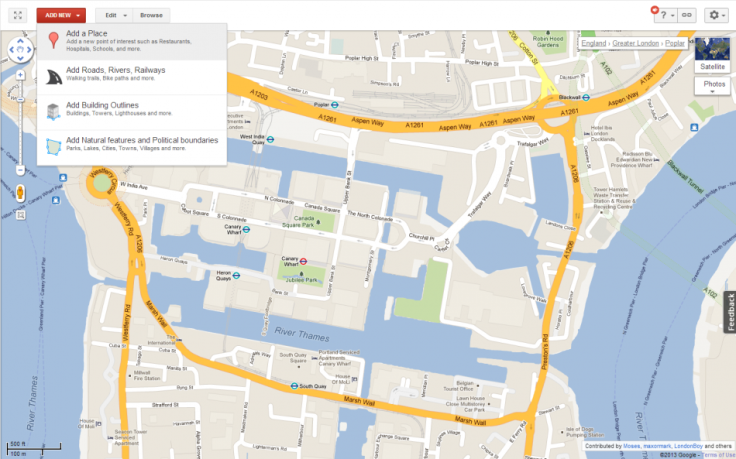 Google Map Editing arrives in UK