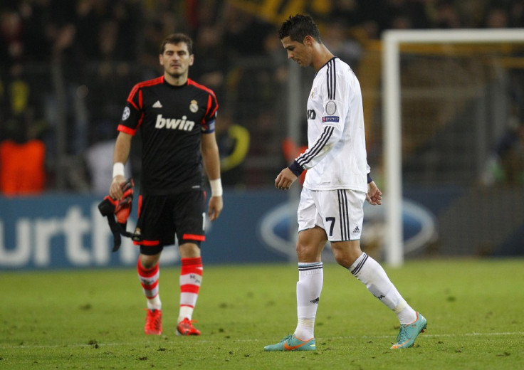 Iker Casillas (L) and Cristiano Ronaldo