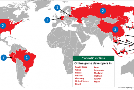 Chinese Hacking Ring Kaspersky map
