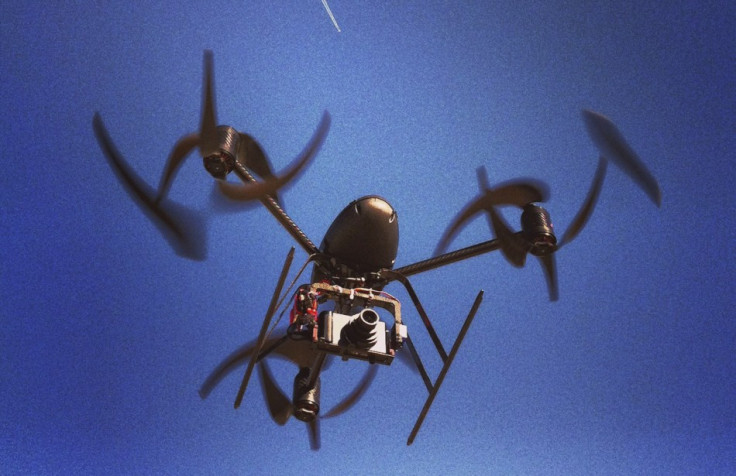 Mini-drone in action