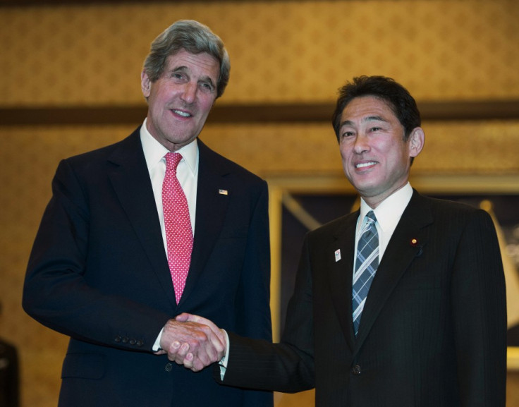 Kerry with Japanese Foreign Minister Fumio Kishida