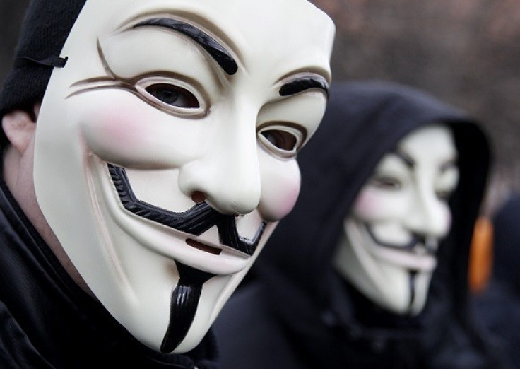 Anonymous also called for a protests outside the headquarters of the Royal Canadian Mounted Police (Reuters)