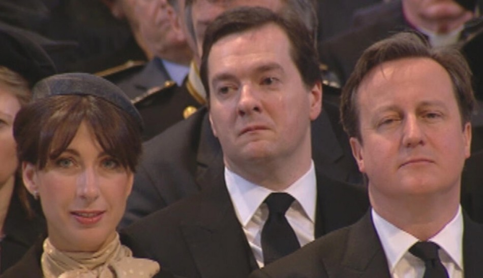 A Cynical Attempt To Prove He S Human Osborne S Tears At Thatcher S   George Osborne 